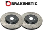 FRONT BRAKENETIC Slotted Brake Rotors Hellcat SRT w/6 PISTON BREMBO BNP63088.OES