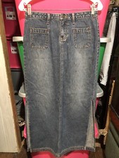 Union Bay Womens Denim Maxi Skirt Size 3
