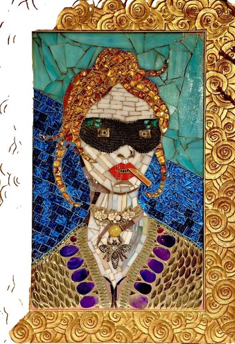 Alexandra Nechita Original Mixed Media Painting Signed