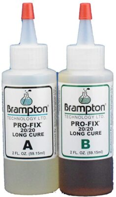 Brampton Epoxy PRO-FIX 20/20 Long Cure - Golf Club Repair, 4 ounces