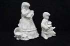 Dept 56 Winter Silhouette Christmas Presents White Porcelain Figurine Set W/Box — photo 4