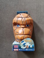 RARE 2004 THE THING HEAD FANTASTIC 4 MEGA BLOKS 1908 MARVEL 50 PCS NEW SEALED!