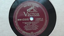 Bruno Carmassi - 78rpm Single 12-inch – Victor #13387 Il Travatore – Or Co' Dadi