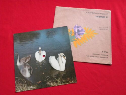 MANHATTAN TRANSFER chanson d'amour NM RARE 1977 POLISH FLEXI Tonpress