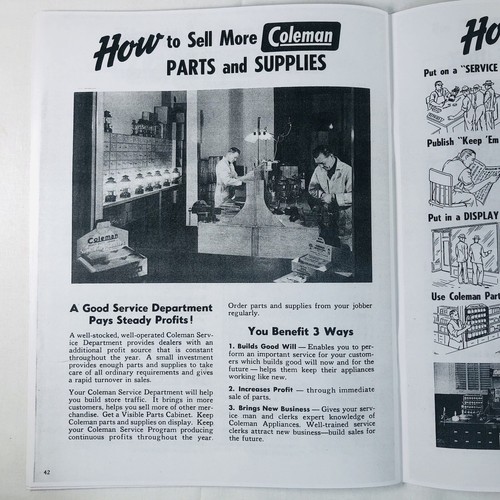 Reproducción 1948 The Coleman ""Cómo"" libro 48 páginas linterna y estufa catálogo de productos - Imagen 6 de 6