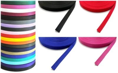 CHURCH PRODUCTS UK® 25 mm Gurtband Polypropylen H/D in 19 Farben Hund Blei Riemen Taschen 1m - 50m