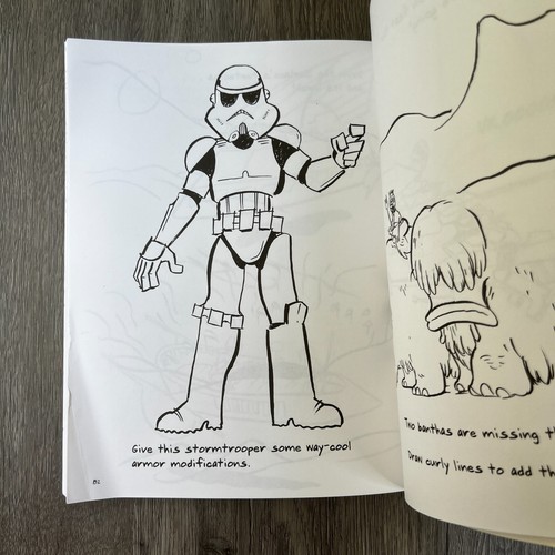 Star Wars Doodles by Zack Giallongo - Paperback Doodle Book - Picture 12 of 14