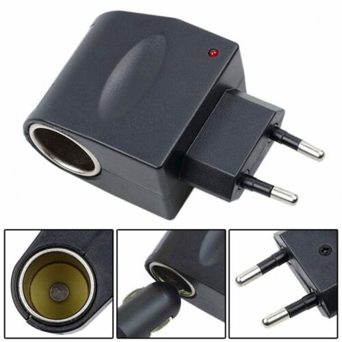 Auto Adapter Steckdose Stecker Konverter Zigarettenanzünder 220V AC zu 12V DC