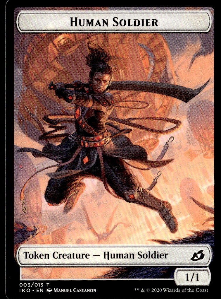 2020 Ikoria: Lair of Behemoths Tokens Human Soldier Token/Common #3