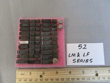 52 Pieces - LM and LF Series DIP / Through Hole IC's Amplifiers Buffers Analog