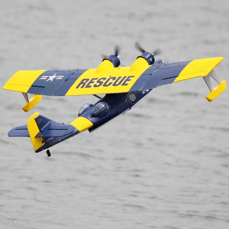 Dynam PBY Catalina V2 Blue Twin Engine RC Seaplane 1500mm 59" Wingspan - Image 3 of 4