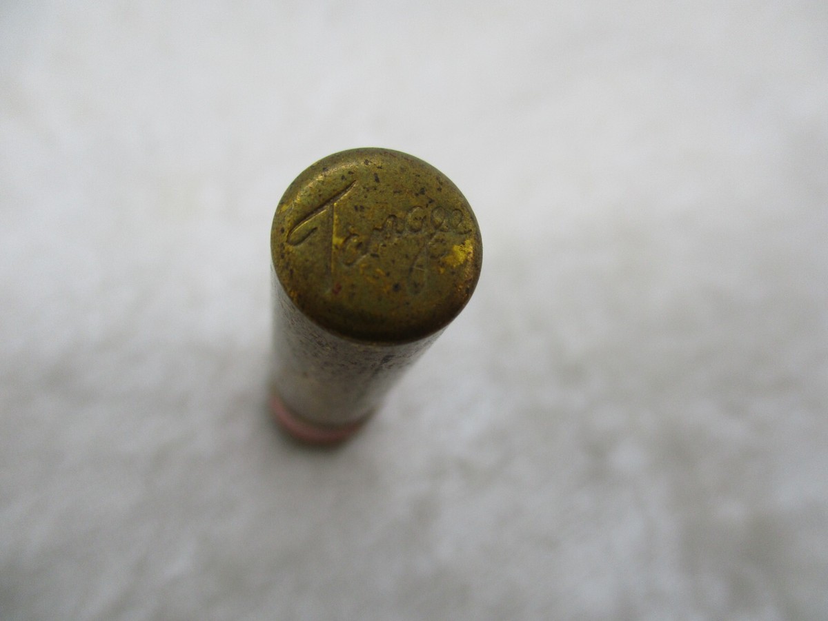 Antique Geo W Luft Co N.Y. Tangee Small Brass Lipstick Tube