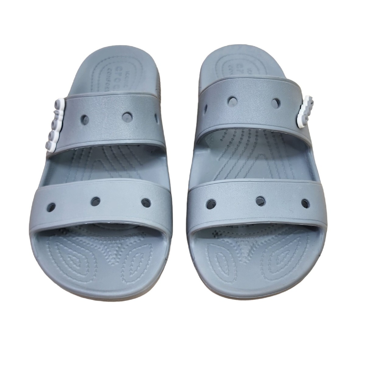 Crocs Classic Sandals Slides Grey Sizes Mens 6 Womens 8