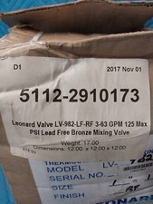leonard LV-982 mixing valve