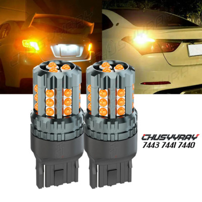 Switchback LED DRL Turn Signal Lights Bulbs Kit For 1997-2004 Chevy Corvette C5