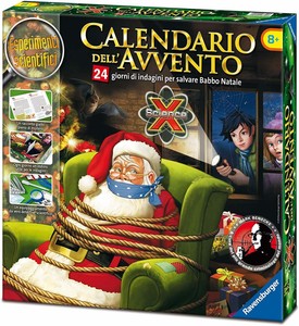 Ravensburger Italy Calendario Dell Avvento 24 Giorni Indagine Salva Babbo Natale Ebay