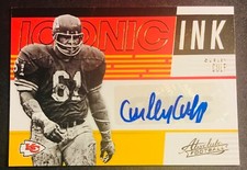 Kansas City Chiefs CURLEY CULP 2018 PANINI ABSOLUTE auto autograph signed card