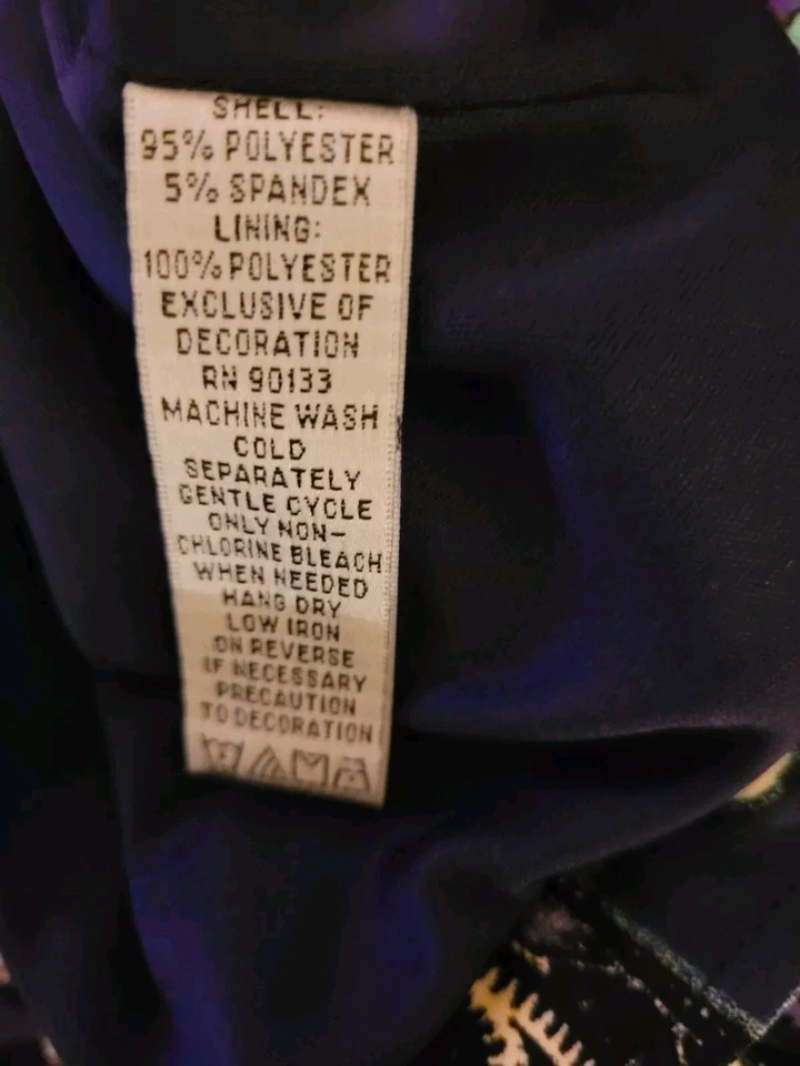 Chaqueta grande para mujer Joan Rivers estilo marroquí forrada púrpura frente abierto Foto 4 de 4