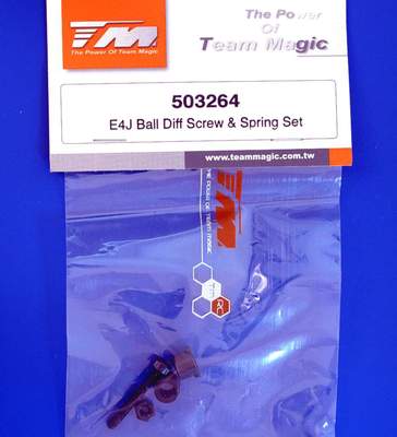 Team Magic E4J Ball Diff Screw & Spring Set 503264 Modell