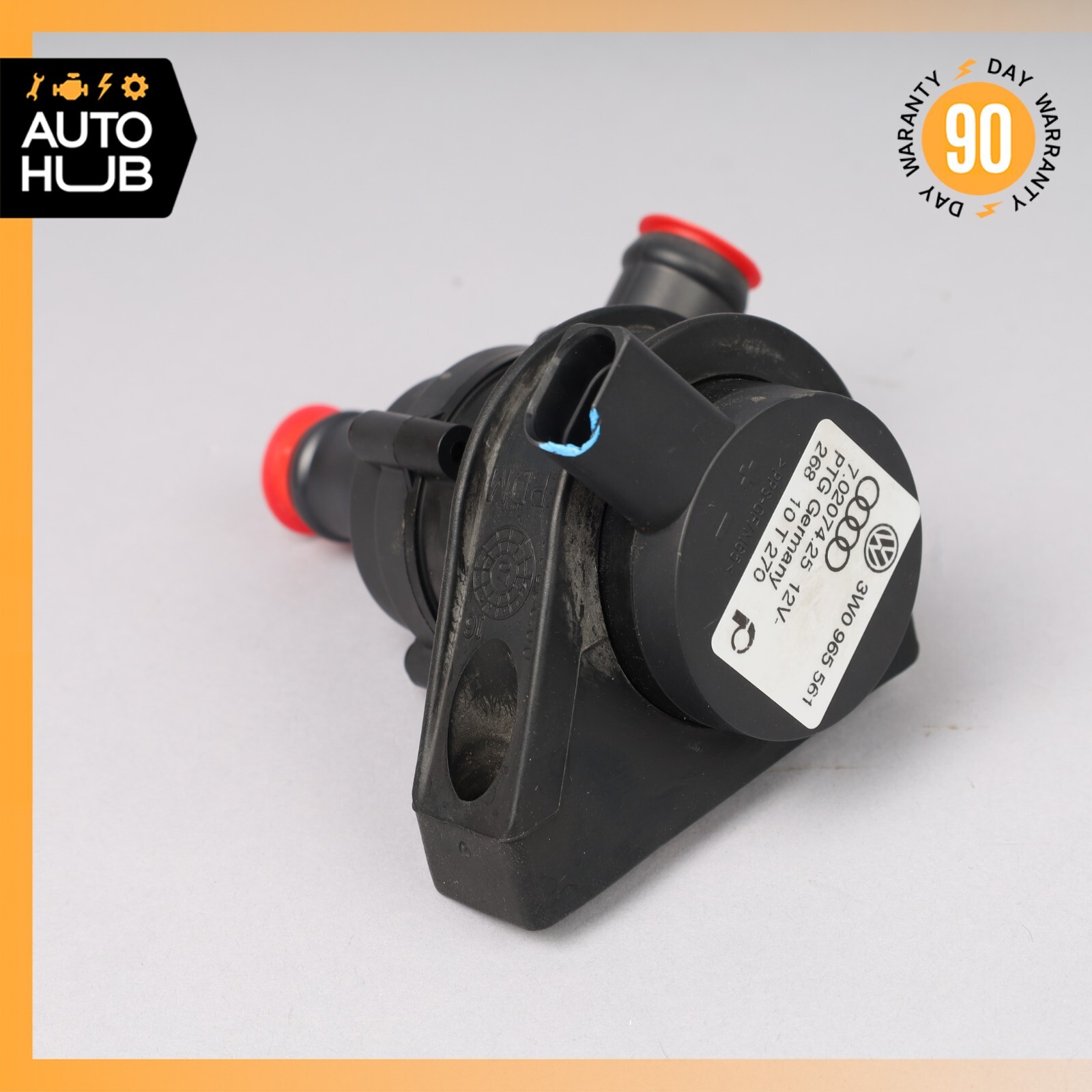 03-18 Bentley Continental GTC GT Flying Spur Turbocharger Water Coolant Pump 59k
