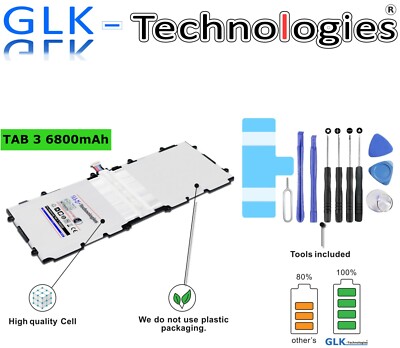 ORIGINAL GLK für Samsung Galaxy Tab 3 10.1 Wifi LTE Akku Batterie T4500E P R O