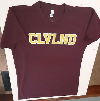 CLE Clothing Co Medium Shirt CLVLND Cleveland Tee in Cavs