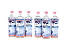 SprayMax 2K-Klarlack 6x400ml Lackspray seidenmatt Original SprayMax 680067