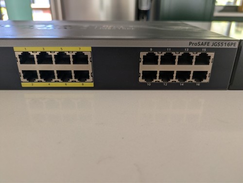 NETGEAR JGS516PE100AJS 16 Ports Rack Mountable Ethernet Switch - 第 4/4 張圖片