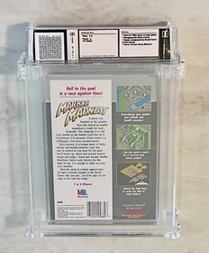 Marble Madness Nintendo Black Round Seal First Print 9.8 A WATA VGAx Top of Pop 