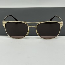 Vintage Girard 3530 Gold Pilot Metal Sunglasses France