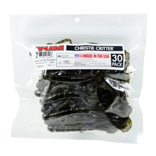 Yum  YCR4BK08-30  Christie Critter 4 1/2", 30pk-Green Pumpkin  VALUE PACK   | B5