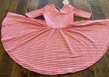 Dot Dot Smile size 3/4 girls pink chevron Ballerina Twirl dress new