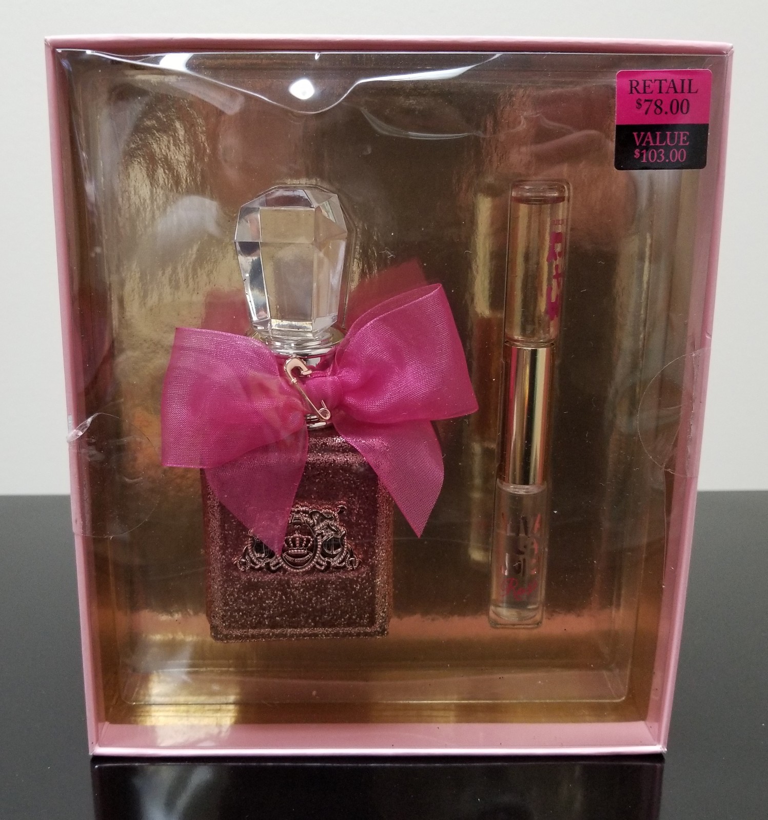 juicy couture rose perfume gift set