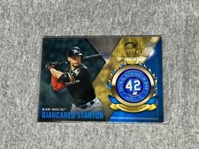 Giancarlo Stanton - 2017 Topps Series 1 Jumbo Jackie Robinson Patch #JRPC-GS