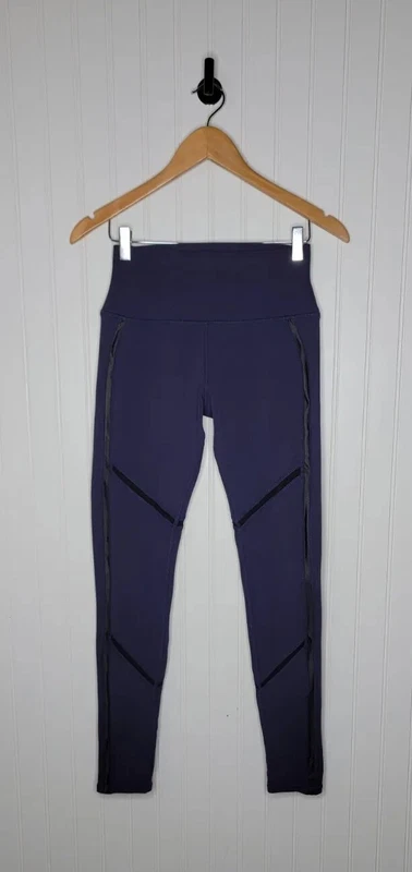 alo-yoga high waist airbrush mesh leggings