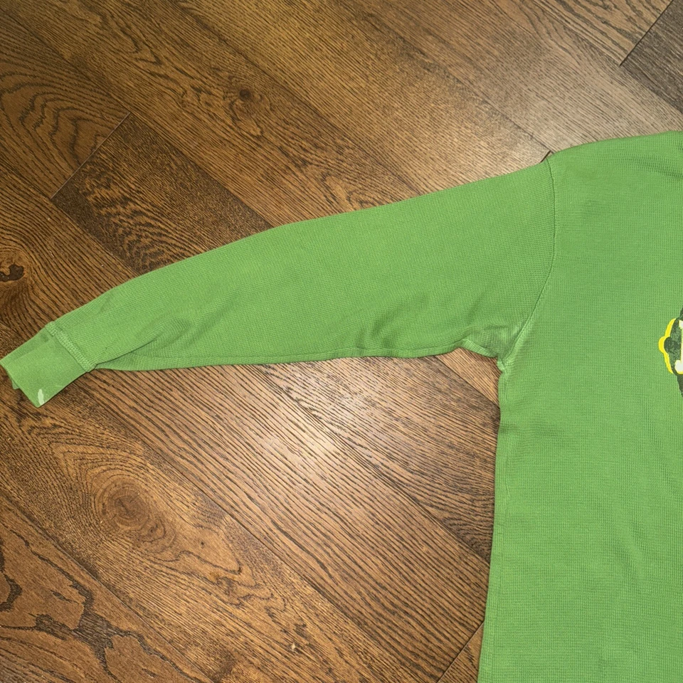 Camisa John Deere Vintage Años 90 Manga Larga Hombre Grande Verde Amarillo Granja Ropa de Trabajo Foto 2 de 4