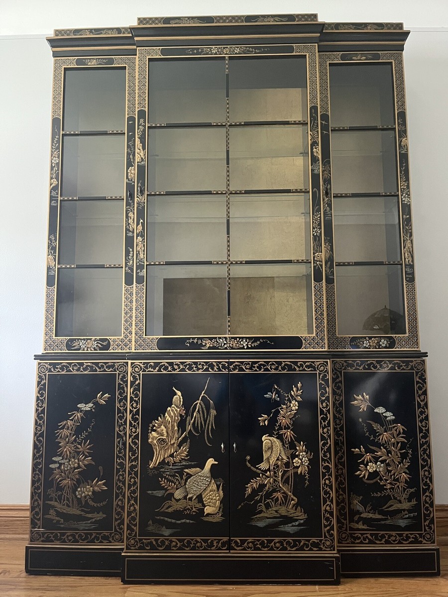 RARE Vintage DREXEL 584 223 Et Cetera Chinoiserie China Cabinet