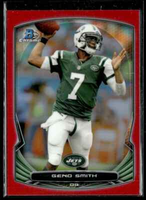 2014 Bowman Chrome Red Refractor Geno Smith #07/25 New York Jets #26