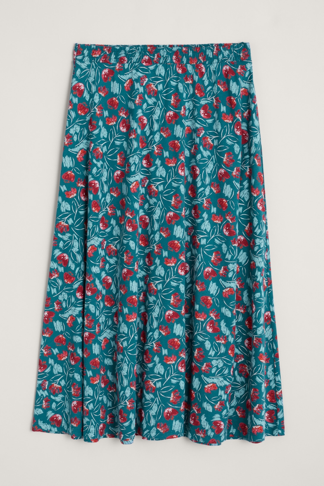 Seasalt Women's Skirt teal Orchard Jersey Skirt Petite Brushed