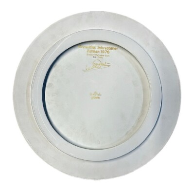 Rosenthal Annual Porcelain Decorative Plate Designed By Salvador