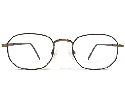 Mario Martinelli Eyeglasses Frames 829 M. ANT G/DA Gold Brown Tortoise 49-19-140