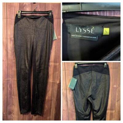NWT Lysse trent buffed suede ponte leggings SM