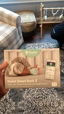 Owlet Smart Sock 2 Baby Monitor and Extra socks 