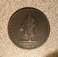 1834 Lafayette Friend to America & Freedom Hard Times Token - Haskins, Troy, NY