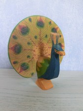 Ostheimer Figur Pfau mit Rad 11841 Brandstemp...