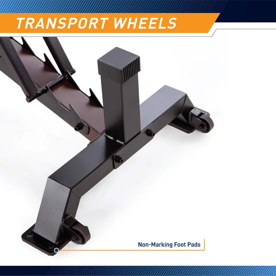 Banco de pesas utilitario de lujo para gimnasio en casa levantamiento de pesas y entrenamiento de fuerza Foto 4 de 4