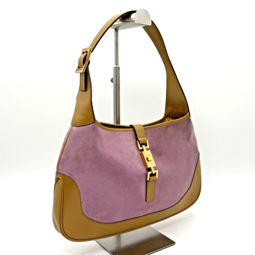 Gucci Jackie Shoulder Hand Bag Suede Leather Authentic