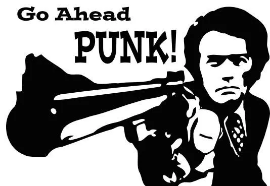 Dirty Harry Clint Eastwood Vinyl sticker car window tailgate bumper scooter  wall | eBay