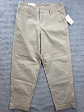 A New Day Pants Womens 6 Tan High Rise Straight Chino Stretch