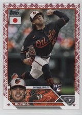 2023 Topps Japan Edition Cherry Blossoms 51/99 DL Hall #145 1he8